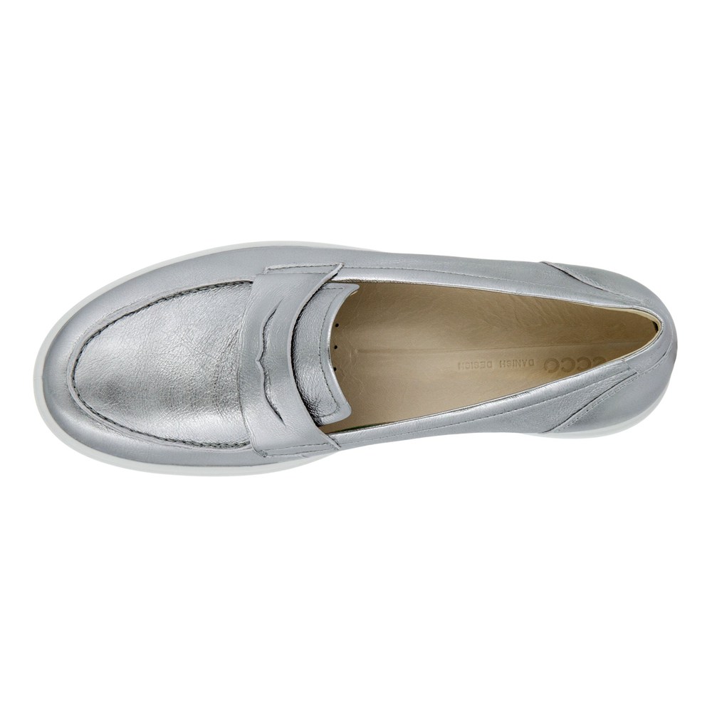 Womens Loafer - ECCO Soft 7 - Silver - 2863TCSUG